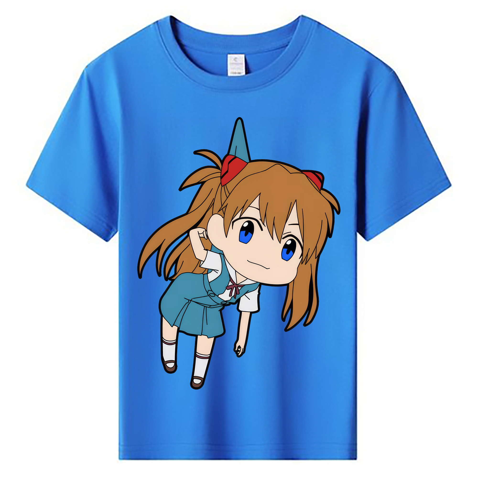 （画像用） EVA 新世紀エヴァンゲリオン 綿100％キッズTシャツ（フロントプリント）